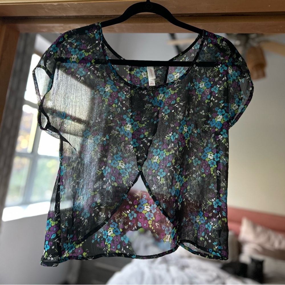 Xhilaration vintage sheer top